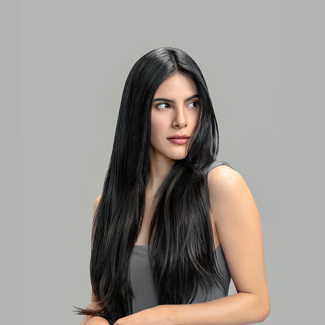 Kpure model for their hair care products