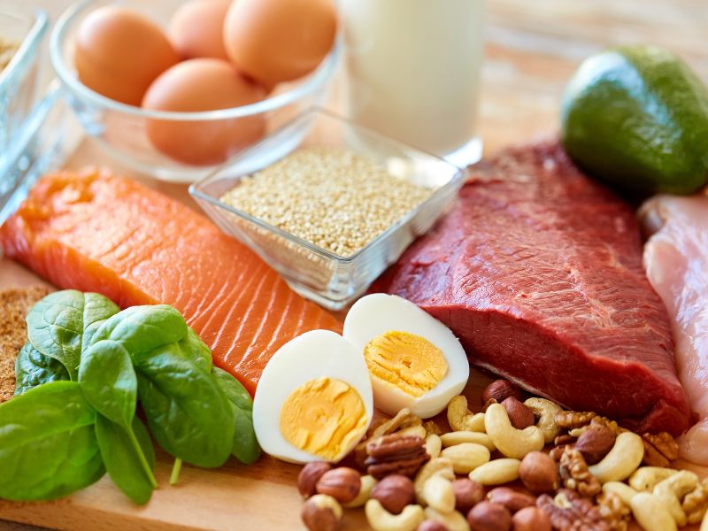 Nutritional food for hair growth