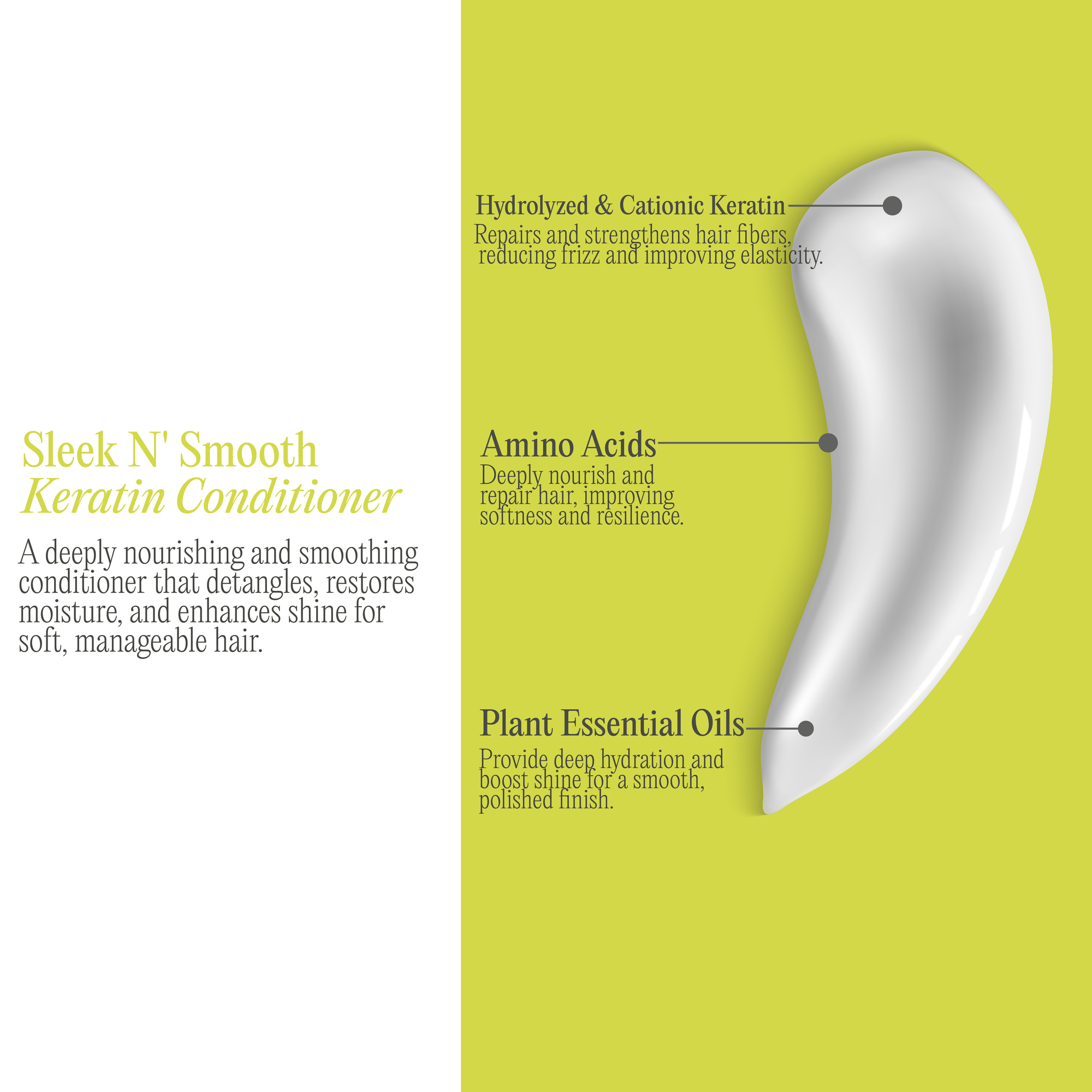 SLEEK N&#39; SMOOTH KERATIN CONDITIONER