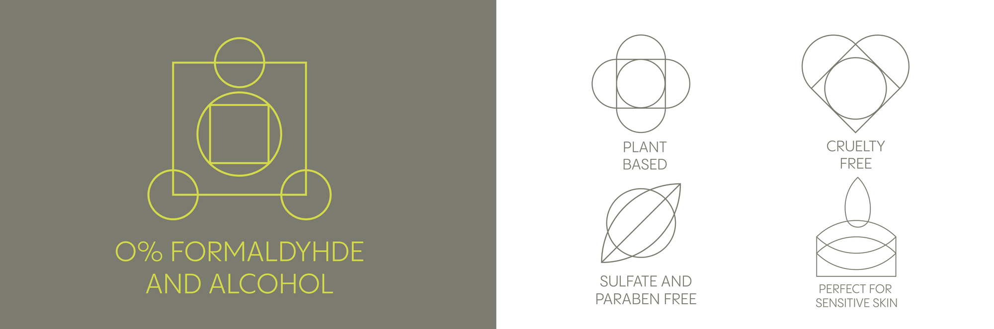 Website banner of Kpure highlighting chemical free-products